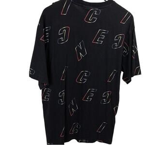 NICCE Black Alpha Logo Tee Shirt Mens Medium